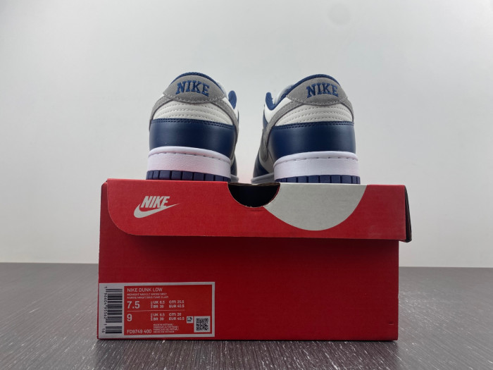 nike dunk low midnight navy fd9749-400