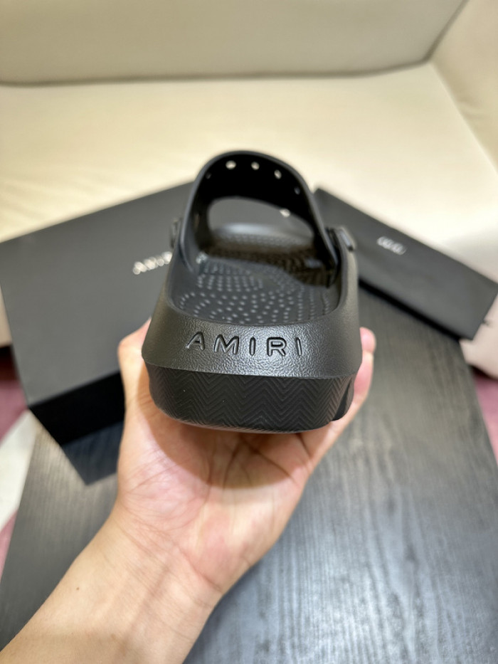 amiri* sunday black slides (eu35-eu45)